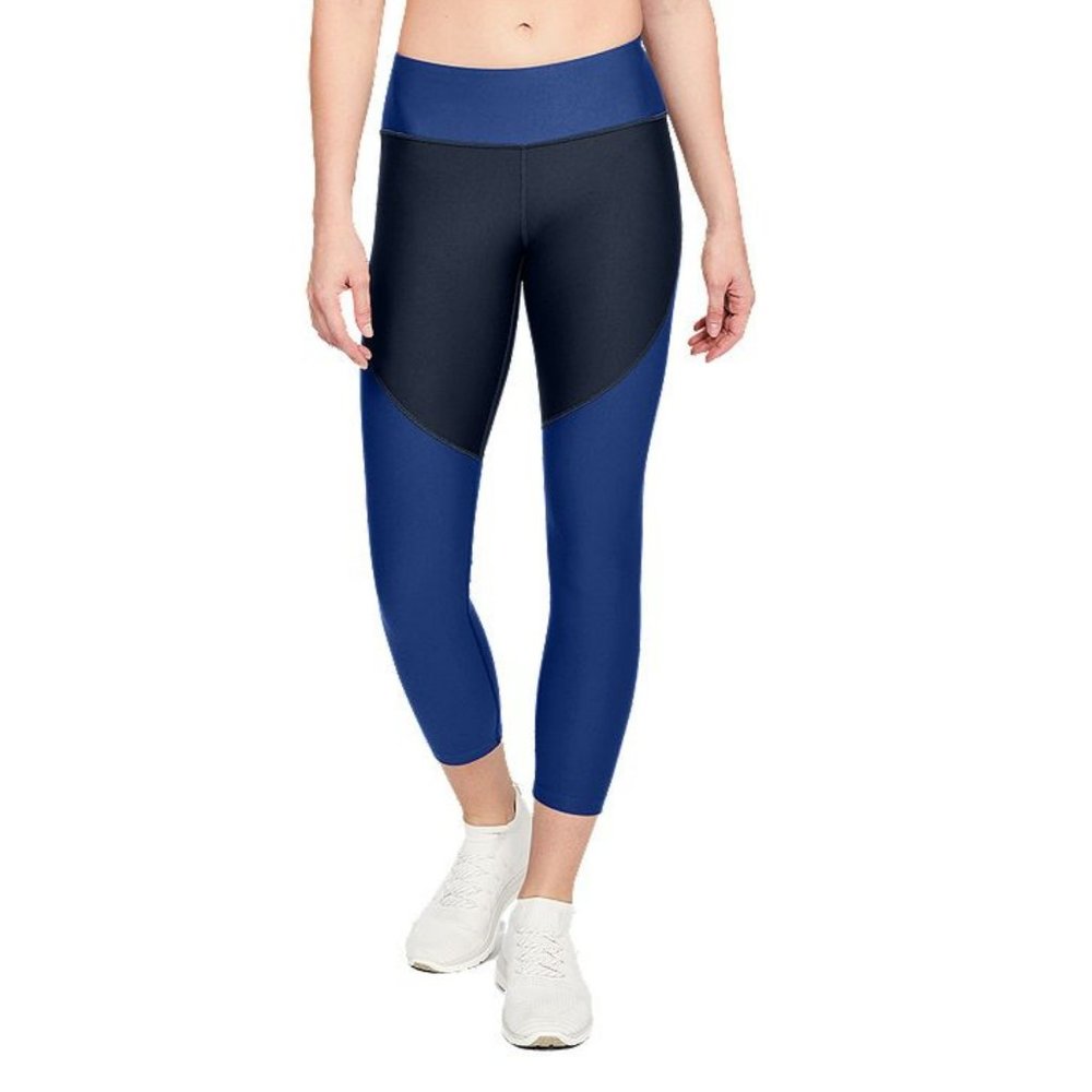 Under Armour Womens Workout Leggings - EXTRA SMALL Gym Leggings (2-Tone Blue)